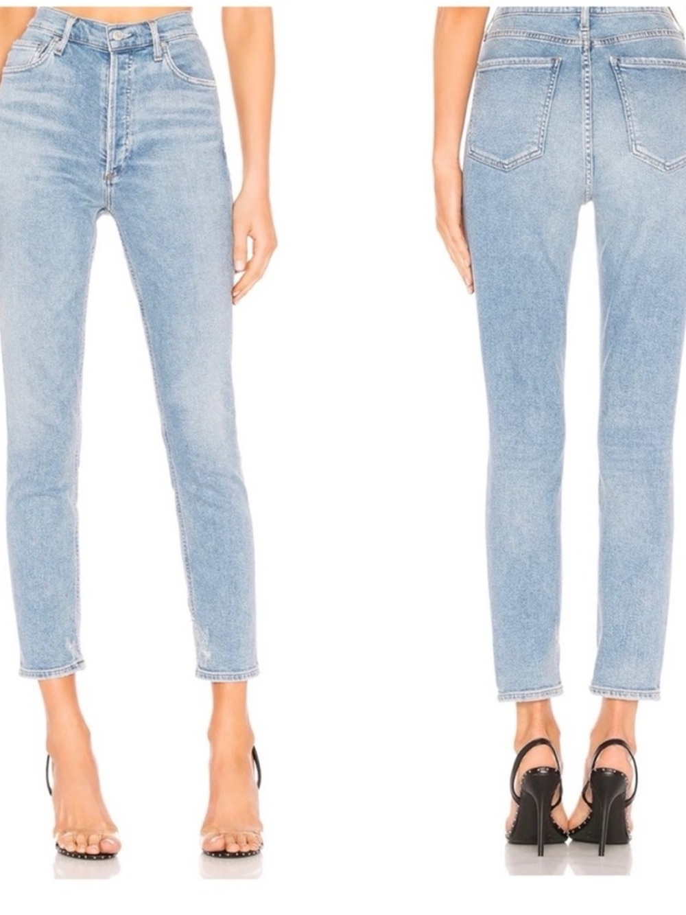Agolde Nico High Rise Slim Fit Embark Sz 25